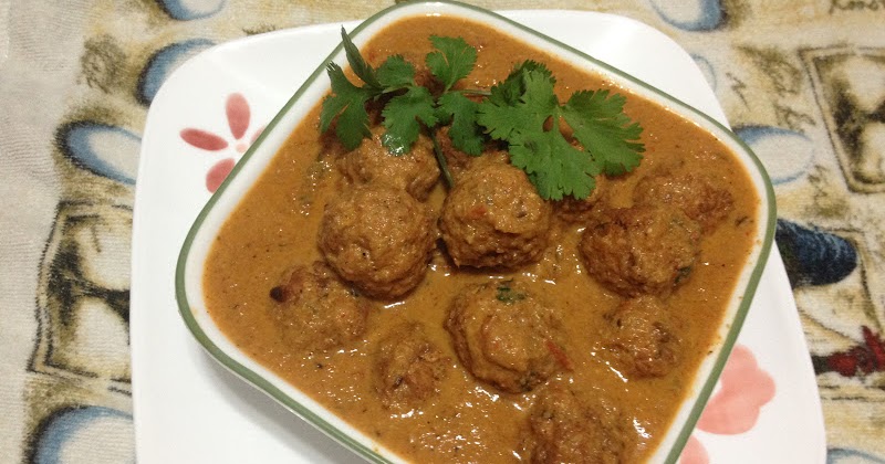 Chicken keema balls kofta curry