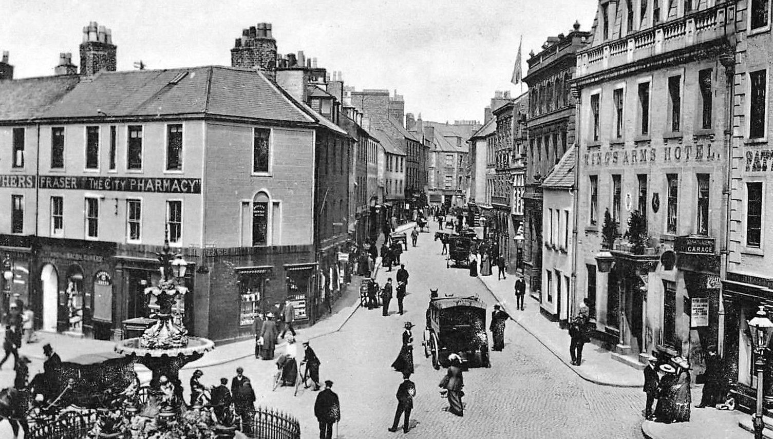 Tour Scotland Old Photographs English Street Dumfries Scotland