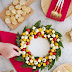 Christmas Wreath Cheese Platter Appetizer