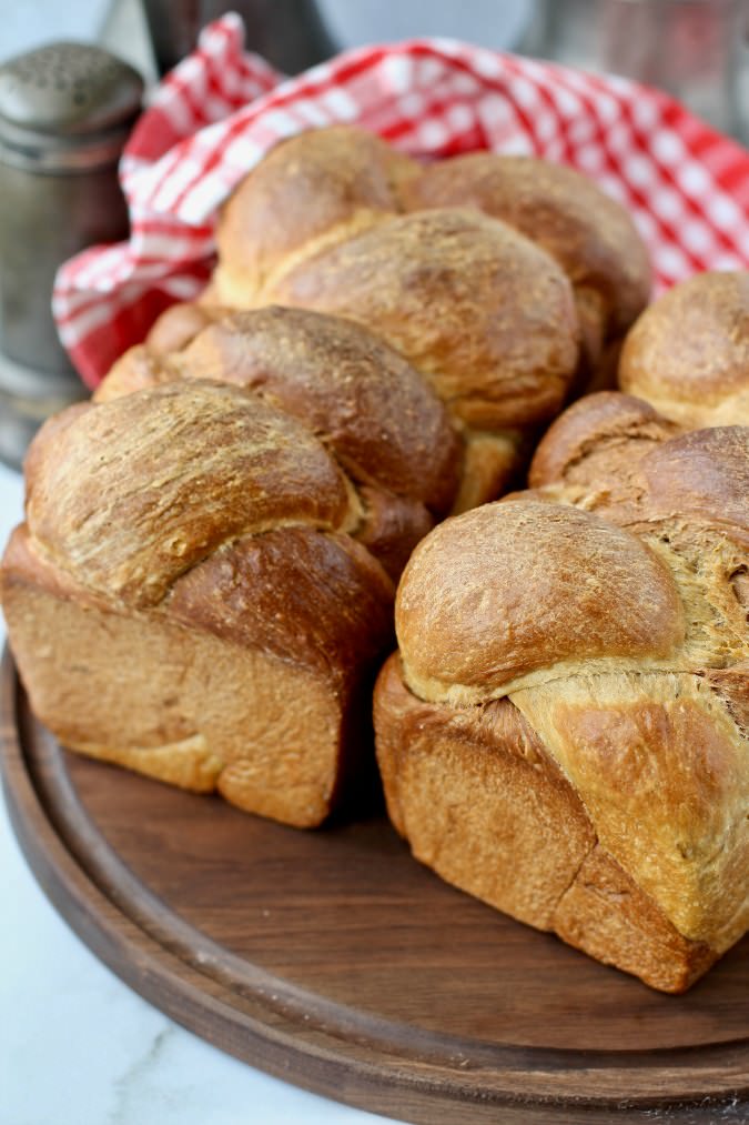 Braided Rye Bread #rye