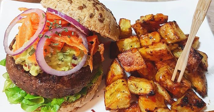 Burger vegan (steak végétal sans soja) - by_nezha