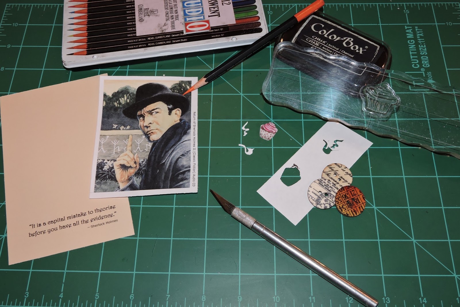 Mystery Playground Sherlock Holmes Evidence of a Birthday Card