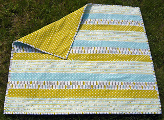 Sew to the Sea: Making a Super Quick Baby Quilt using Cloud9 Fabric