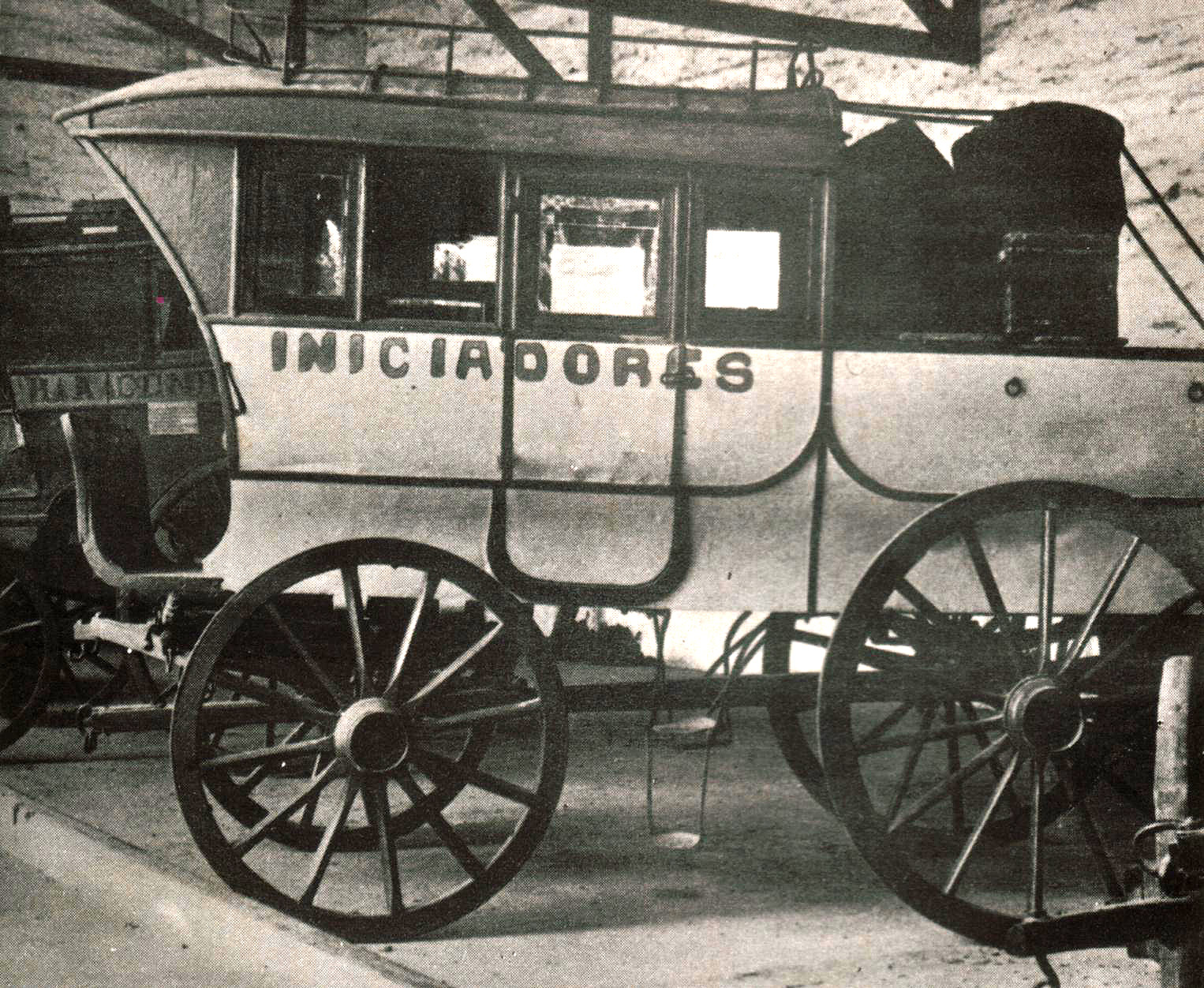 Circa 1860 - DILIGENCIA "INICIADORES" EN EL MUSEO DE LUJÁN.