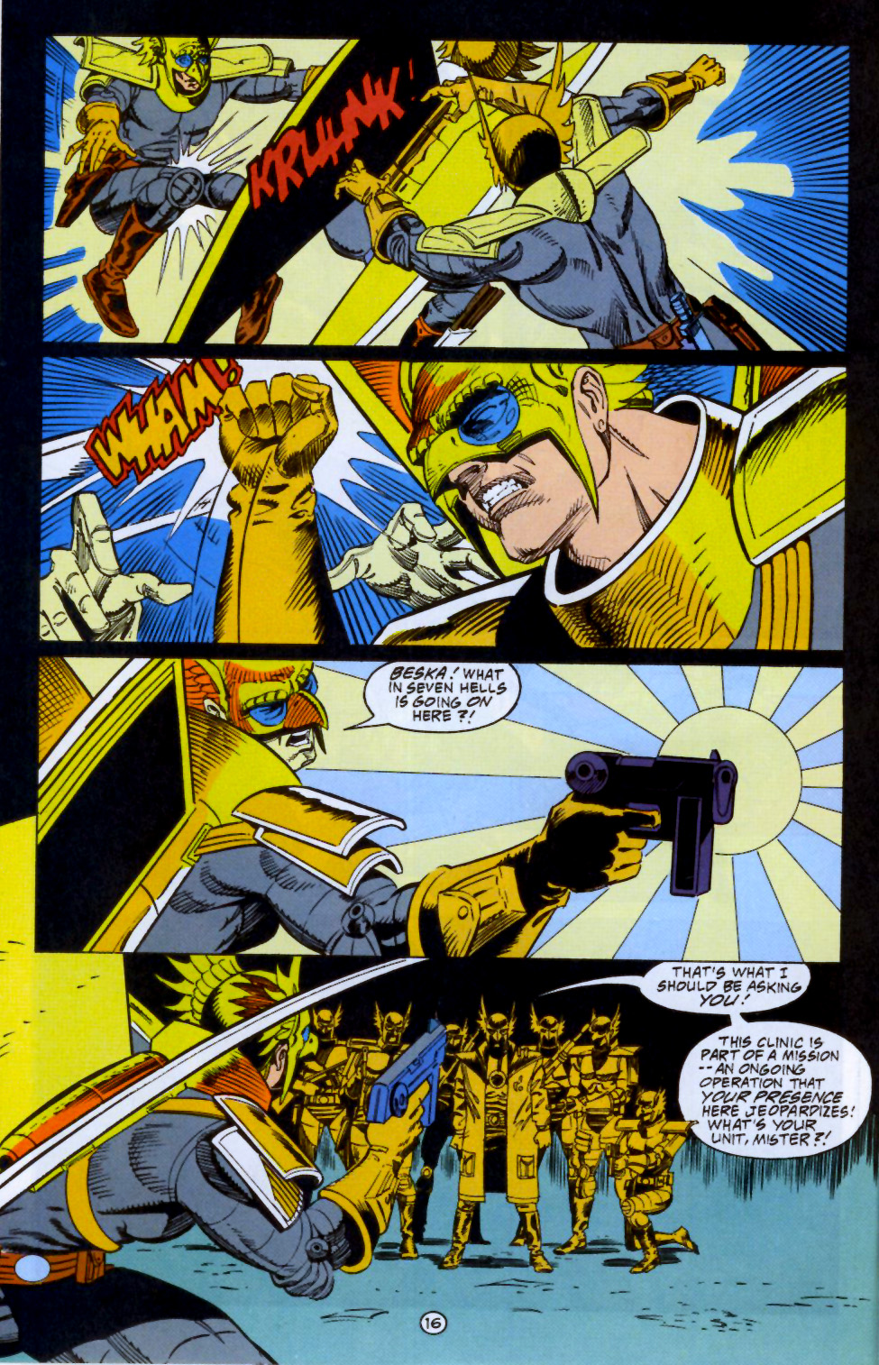 Read online Hawkworld (1990) comic -  Issue #22 - 17