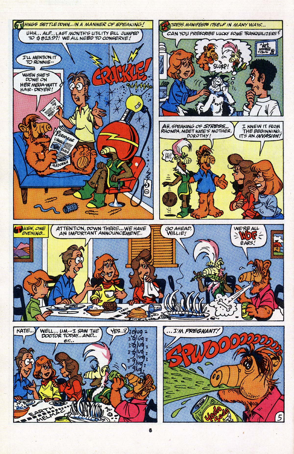Read online ALF comic -  Issue #24 - 6