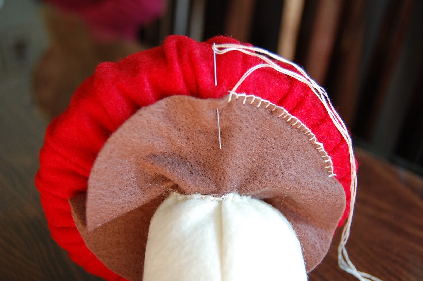 "C" is for Crafty Felt Mushroom Tutorial