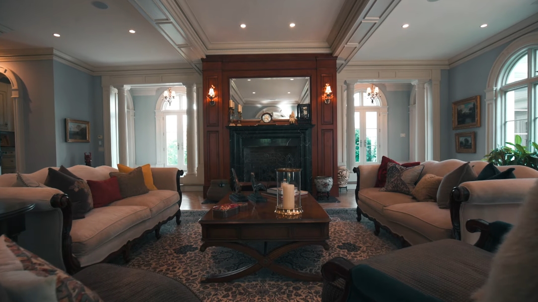 56 Interior Design Photos vs. 1 Alford Dr, Saddle River, NJ Luxury Mansion Tour