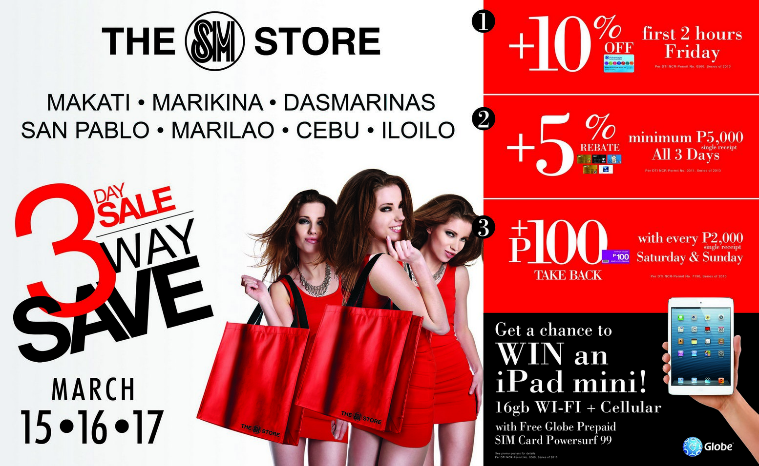 Manila Life The SM store 3day Sale!