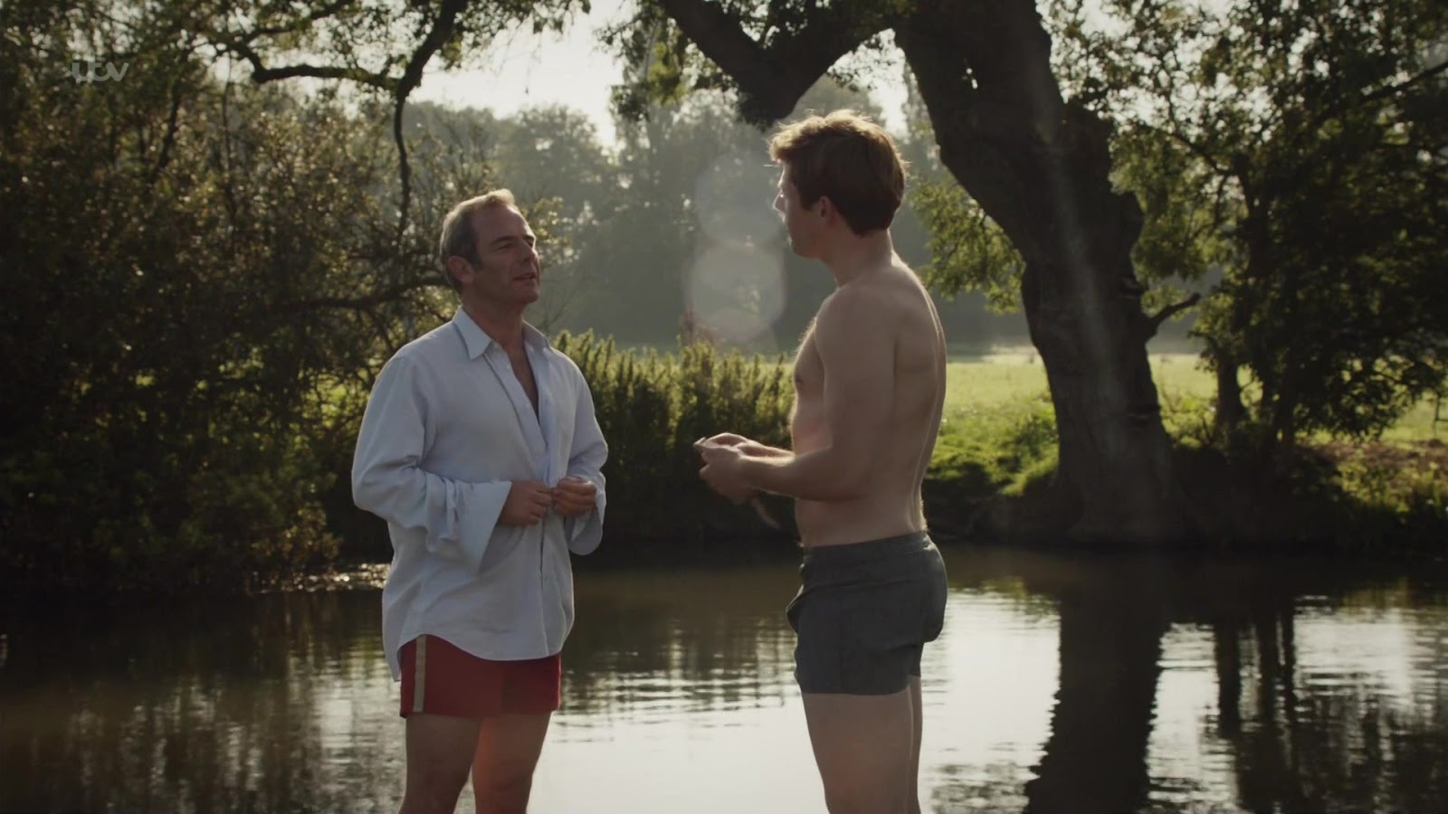 James Norton and Robson Green shirtless in Grantchester 2-01 "Episode ...