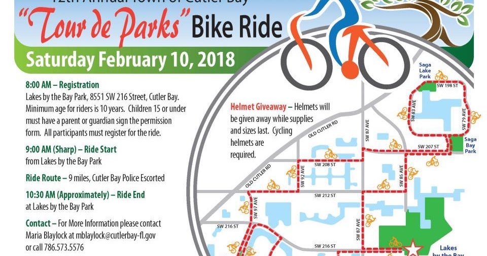 12th Annual "Tour de Parks" Bike Ride Miami Bike Scene