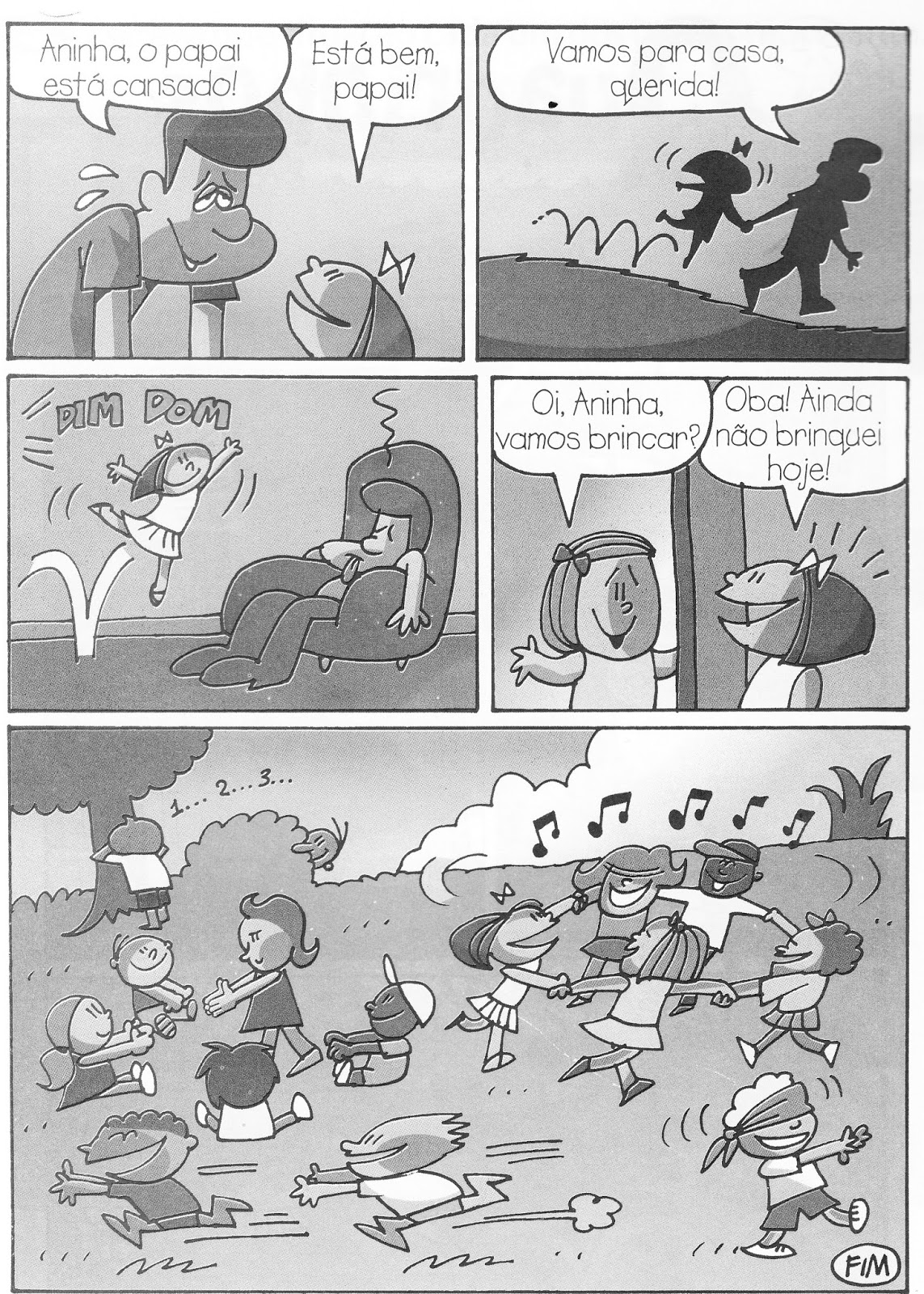 Interpretação de História em Quadrinhos 3º