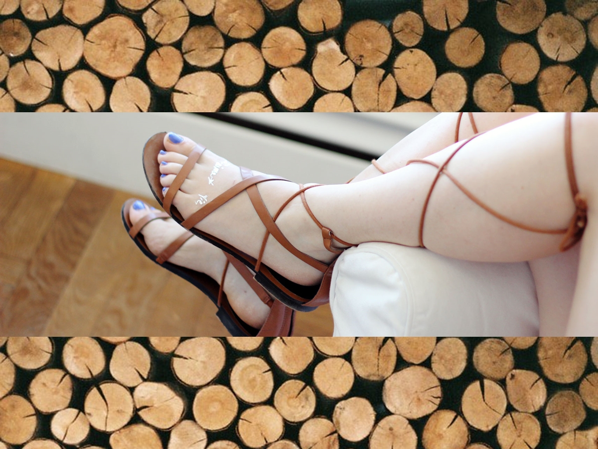 lace Sandals, Schnürsandalen, Gladiatoren, Zara, wood, holz