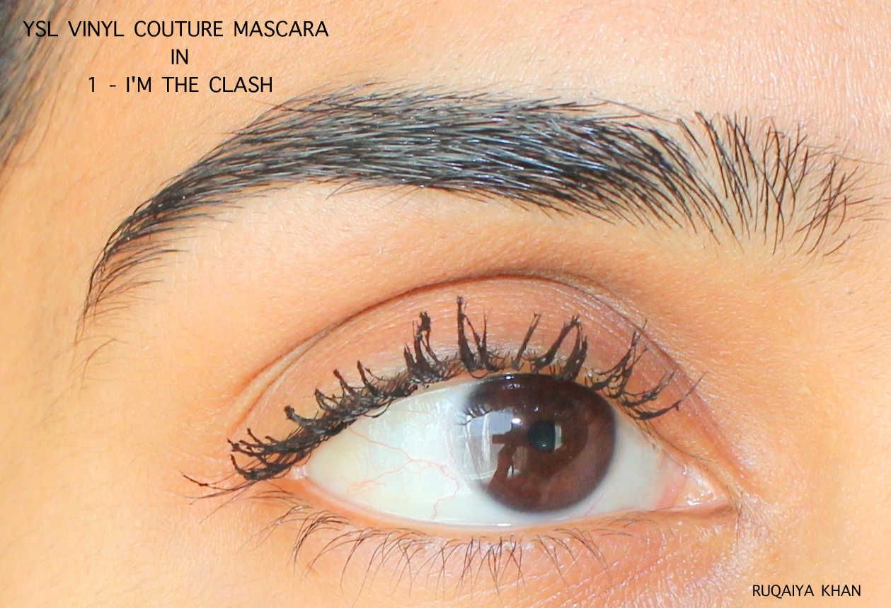 Ruqaiya Khan YVES SAINT LAURENT Vinyl Couture Mascara Review and Swatches