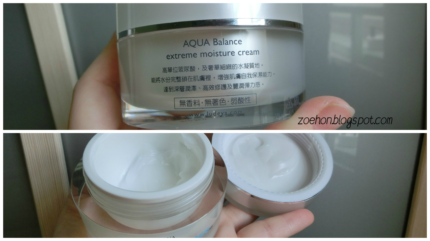 Review Ludeya Aqua Balance Extreme Moisture Cream Hyaluronic Acid