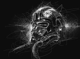 08-Star-Wars-TIE-Fighter-Pilot-Vince-Low-Scribble-Drawing-Portraits-Super-Heroes-and-More-www-designstack-co