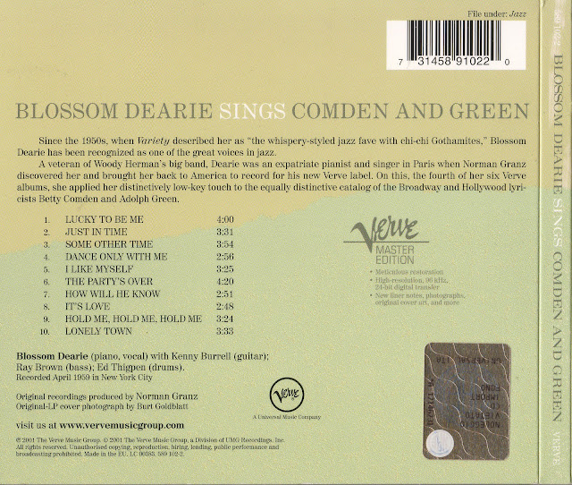 'round to midnight BLOSSOM DEARIE Blossom Dearie Sings Comden