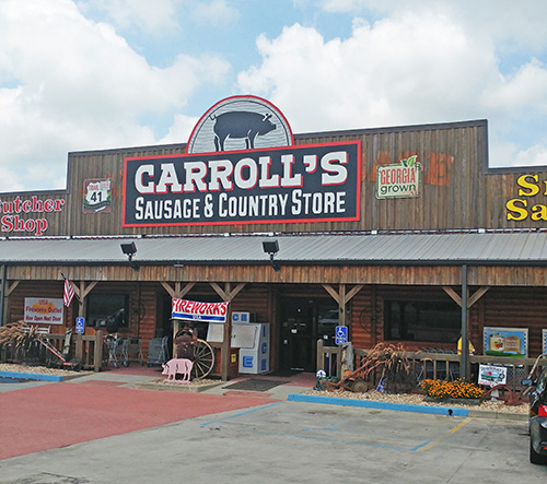 Carroll's Sausage and Country Store in GA has great smoked sausages