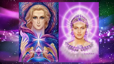 Resultado de imagem para NÃ“S SOMOS Arcanjo Zadkiel e a Sagrada Lady Ametista despertar de gaia