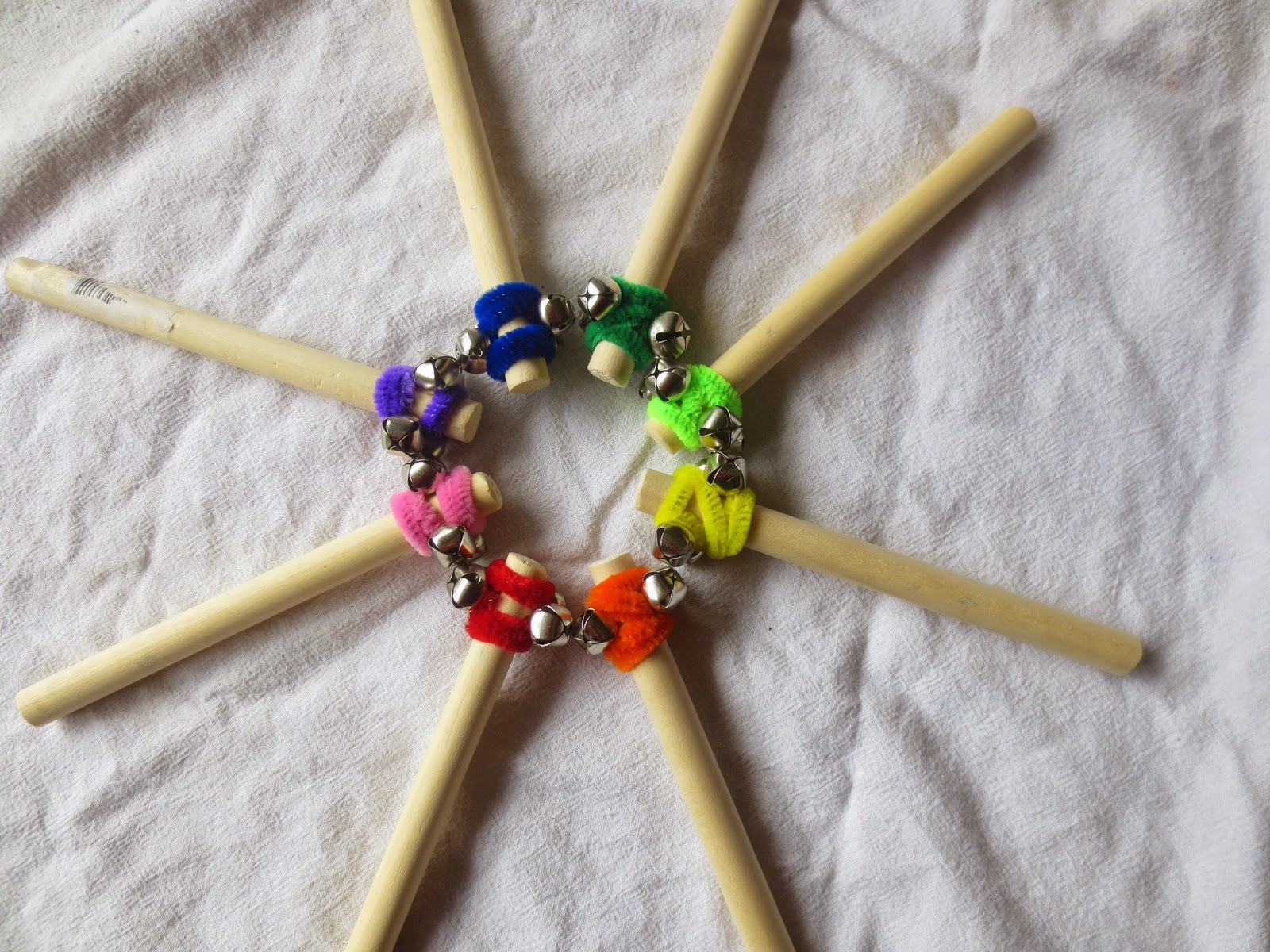 Candidly Kate tutorial Easy and Quick Jingle Bell Instruments