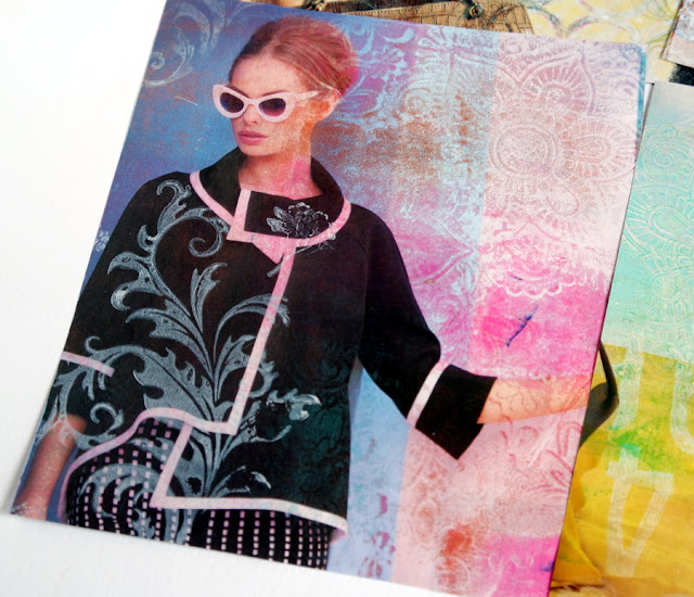 GiogioCraft GelliArts® Artist and gelli plate Magazine images transfer