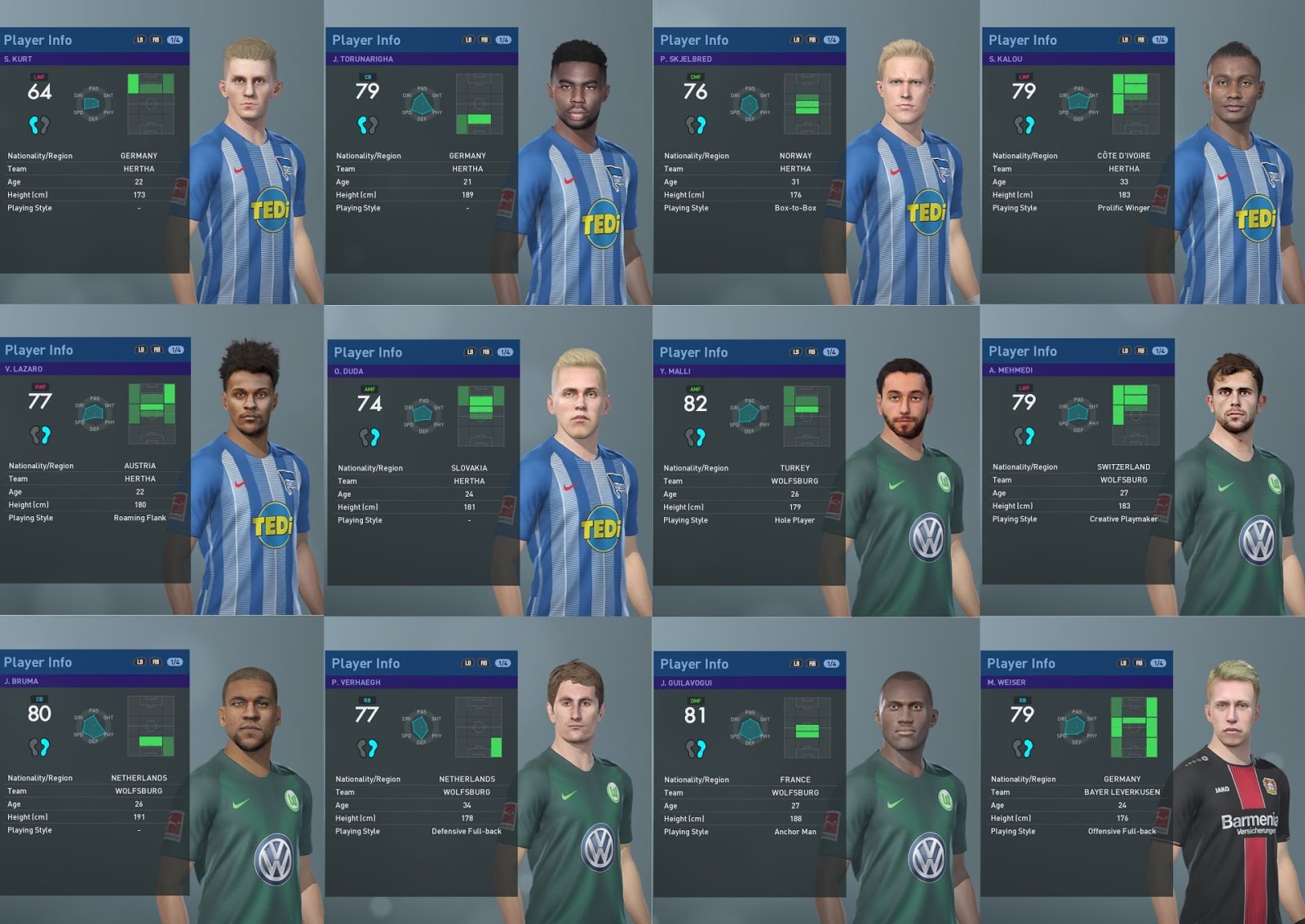 Pes 2019 Bundesliga Faces For Pte Patch 2019 2 1 By Hawke Soccerfandom Com Free Pes Patch And Fifa Updates