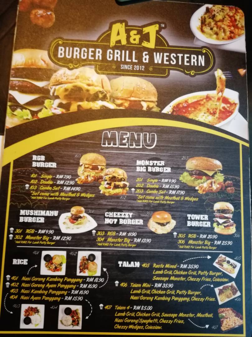 Cik Cerry BESTT!! A&J Burger Grill & Western Sg Buloh