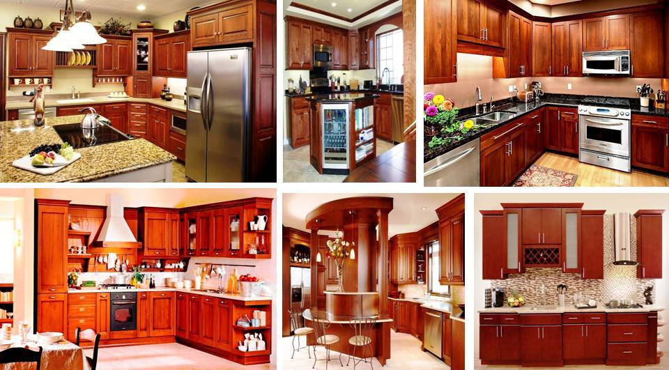 Stylish Brown Cabinets Kitchen Design Decor Units