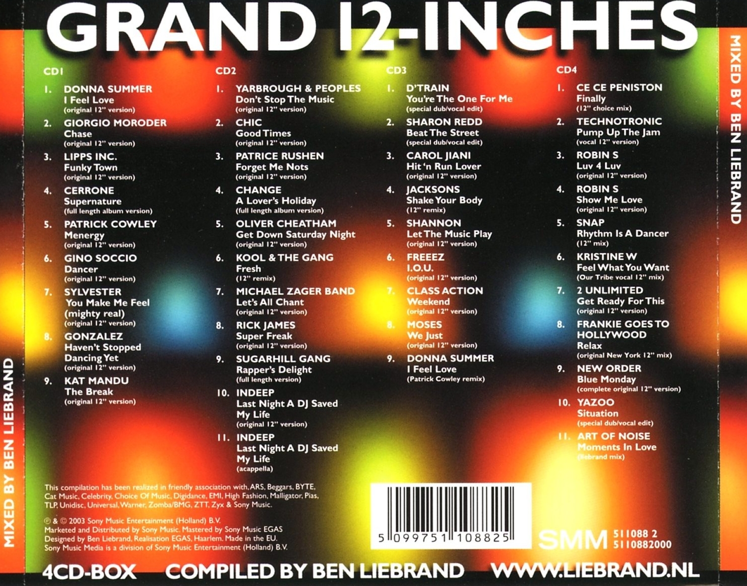 Ben Liebrand - Grand 12-Inches 11 CD at Discogs