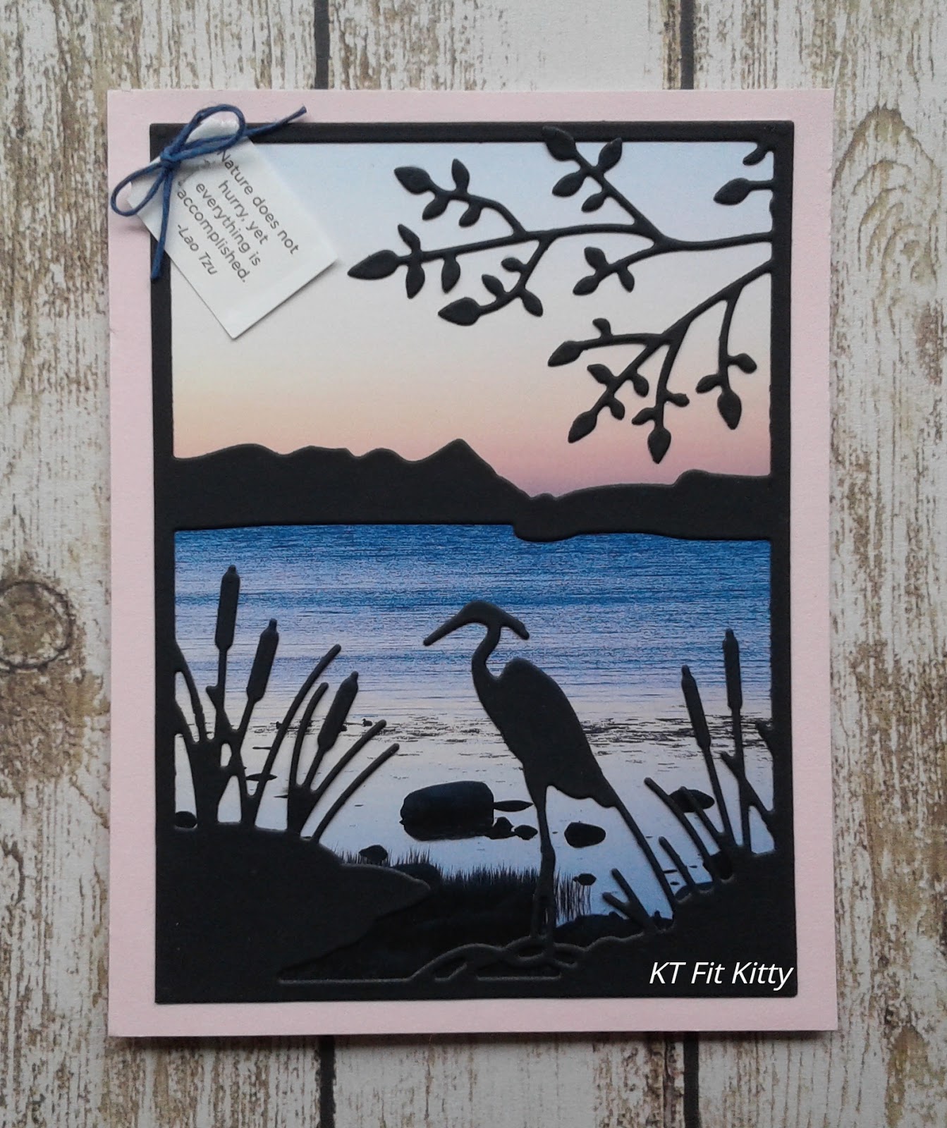 Kt Fit Kitty Heron And Lake