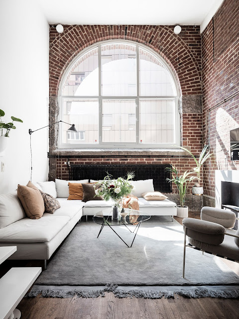 Swedish loft in an old industrial building