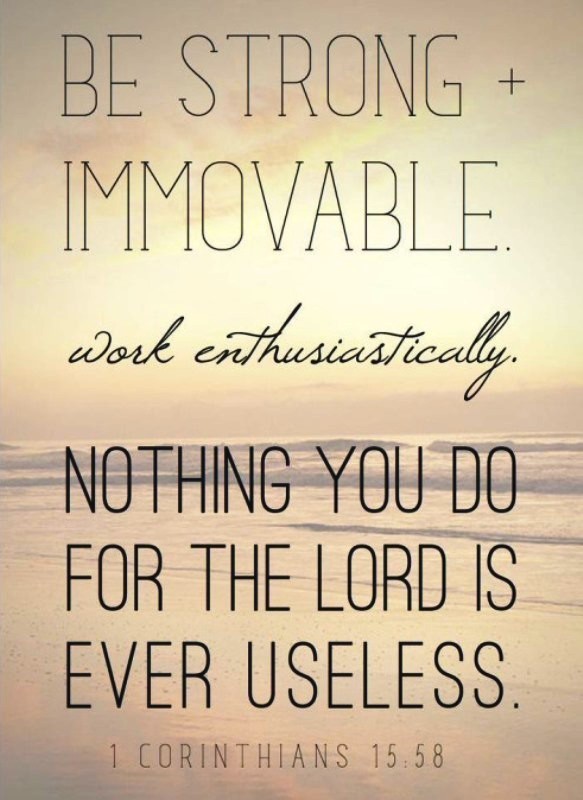 26+ Be Steadfast In The Lord Gif