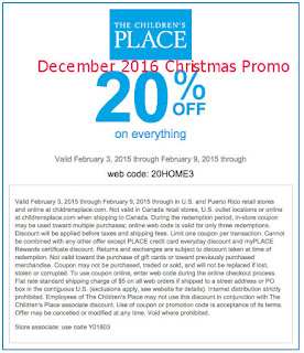 Childrens Place coupons december 2016 Childrens Place coupons december 2016