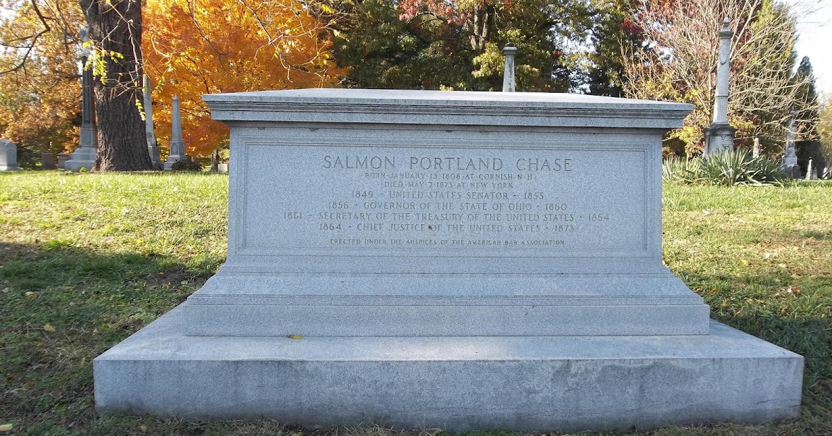 Travels of a Hobgoblin Taphophile: Salmon P. Chase - Spring Grove Cemetery