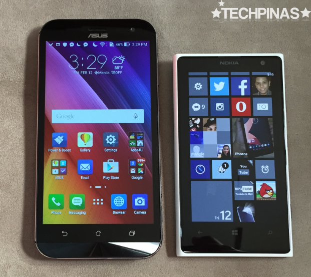 Nokia Lumia 1020 vs Asus ZenFone Zoom