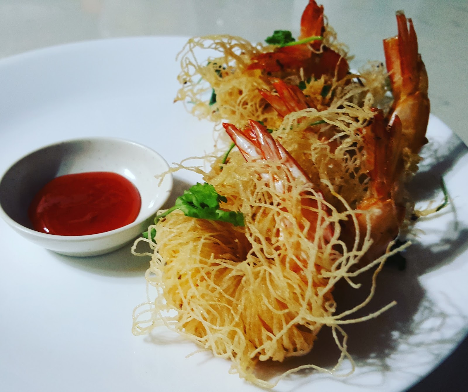 Flavour and Savour The Food Lovers' blog Crispy Fried Prawns wrapped