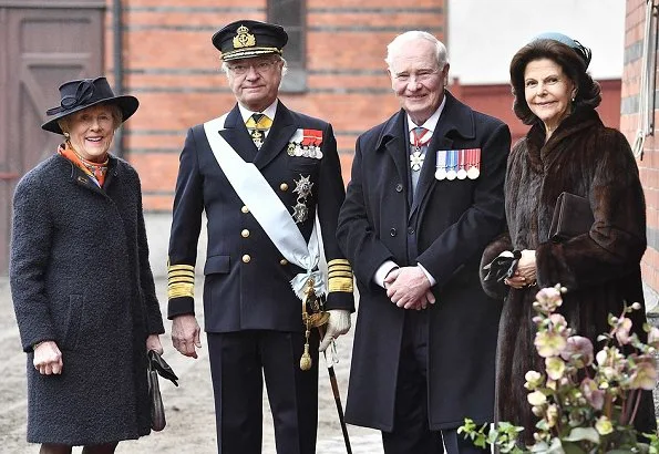 Queen Silvia, Princess Sofia, Princess Madeleine wore GIAMBATTISTA VALLI Appliquéd printed crepe dress