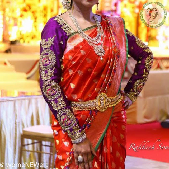 Maggam Work Full Sleeves Blouse Maggam Work Full Sleeves Blouse