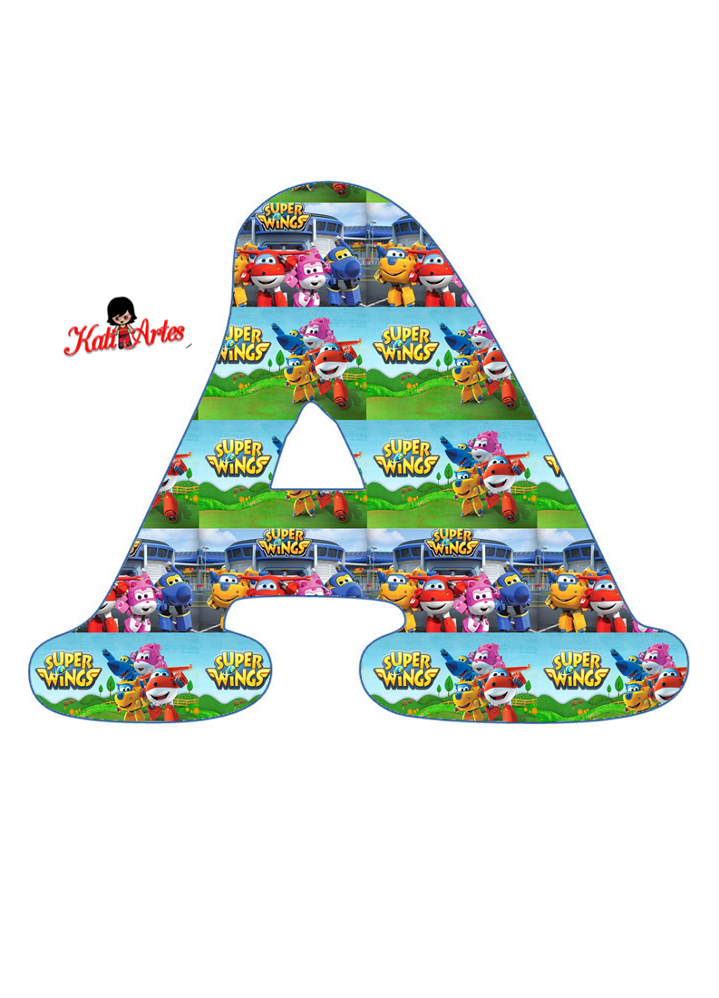 Abecedario de Super Wings. Super Wings Alphabet. Oh my Alfabetos!