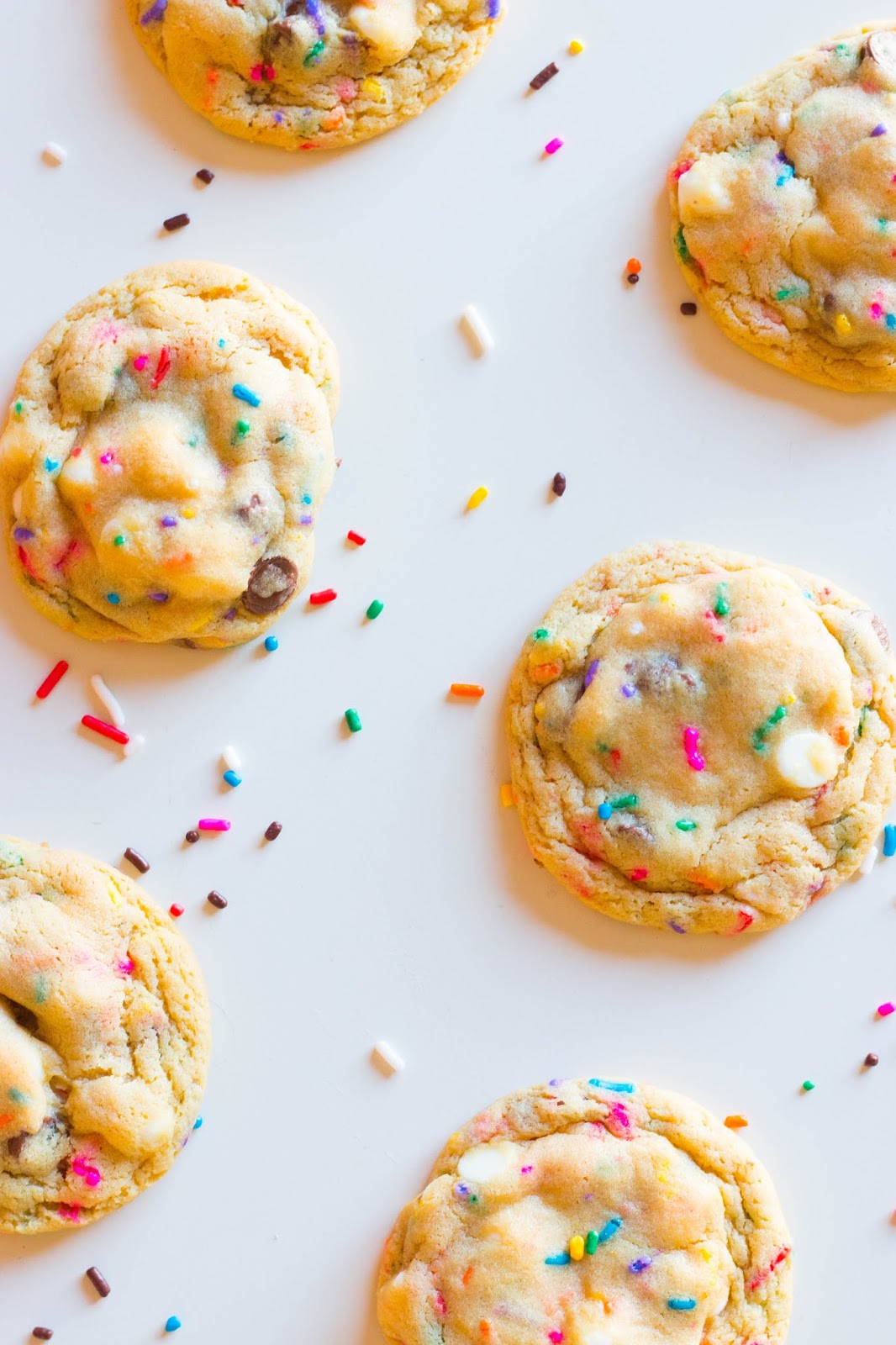 Vanilla Pudding Confetti Cookies