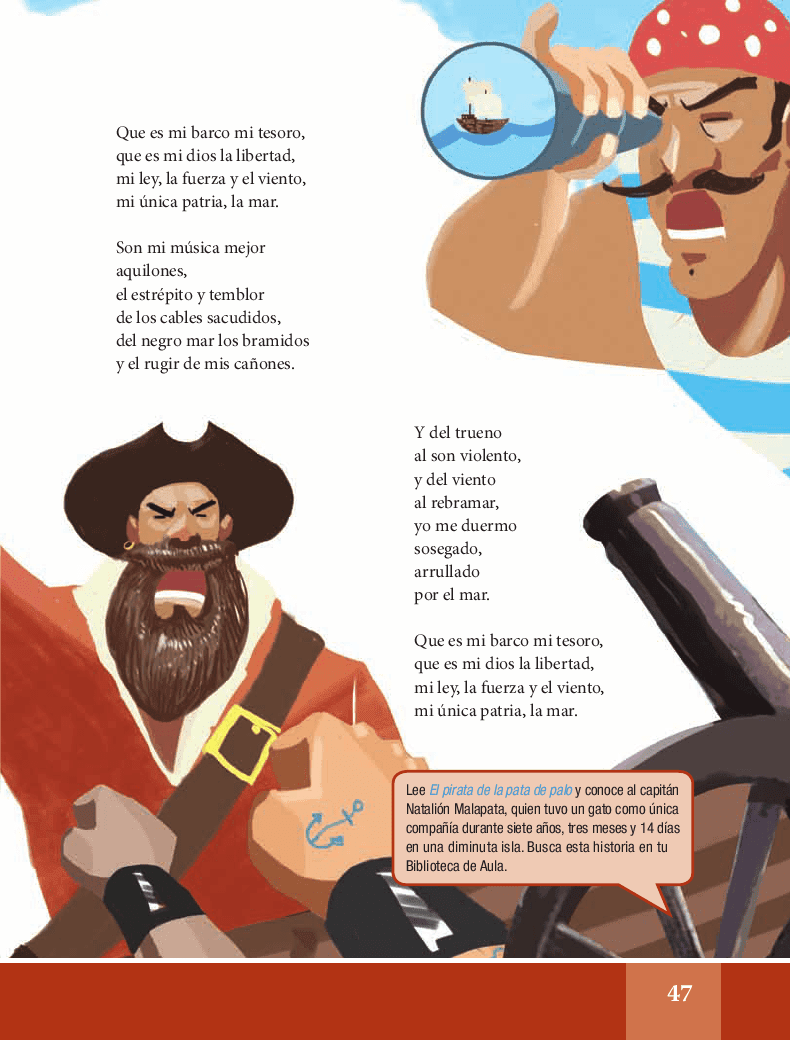 Canción del pirata - Español Lecturas 6to 2014-2015 