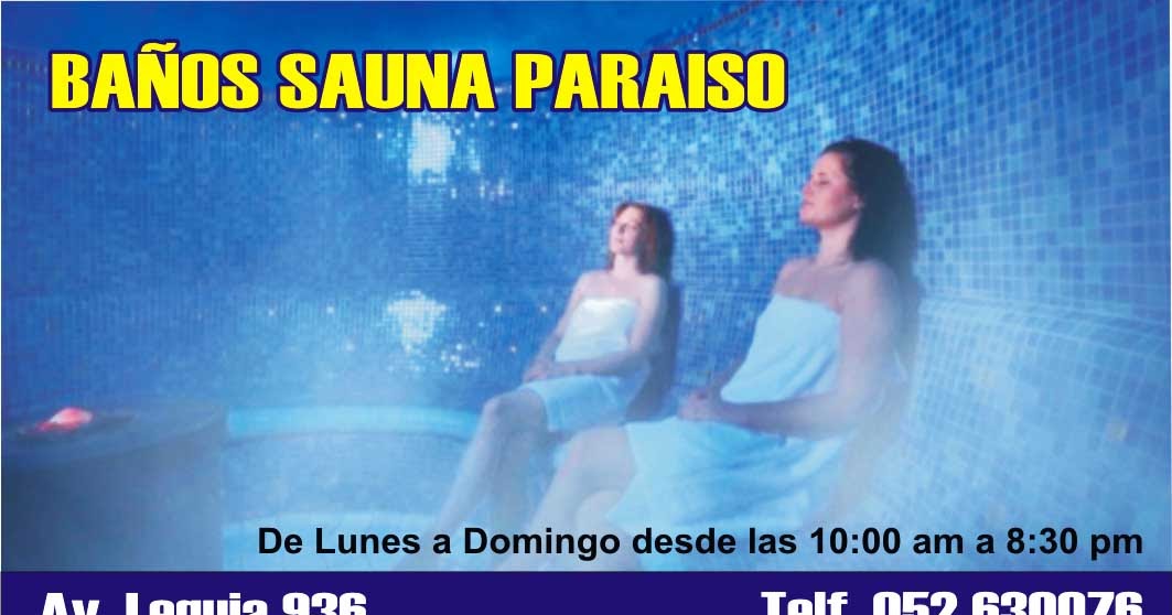 servicios que ofrece Tacna Perú BAÑOS SAUNA PARAISO