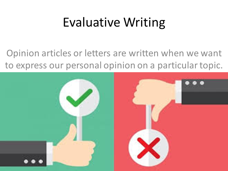 Grade 11: opinion writing
