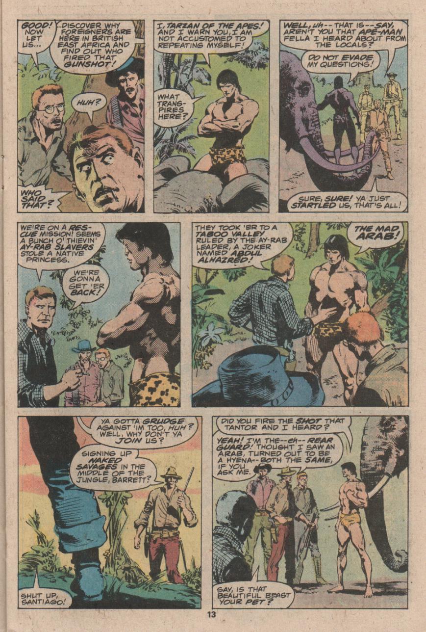 Read online Tarzan (1977) comic -  Issue #15 - 10