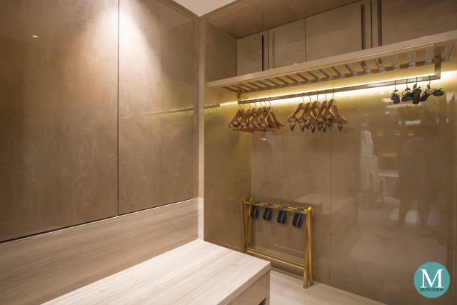 closet of the Junior Suite at Four Seasons Hotel Kuala Lumpur