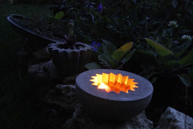 Filz Und Garten Gartenblog Sommerabend Mit Betonkunst