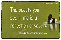 beauty meaning rumi quote