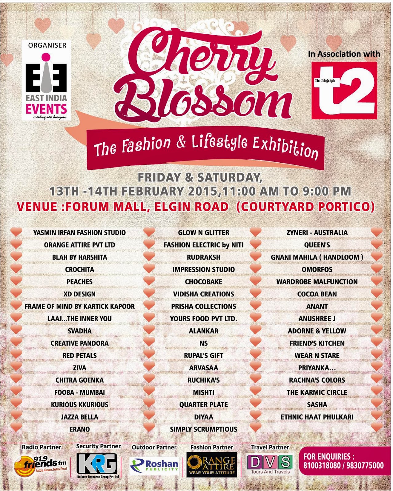 Kolkata Events Information Cherry Blossom