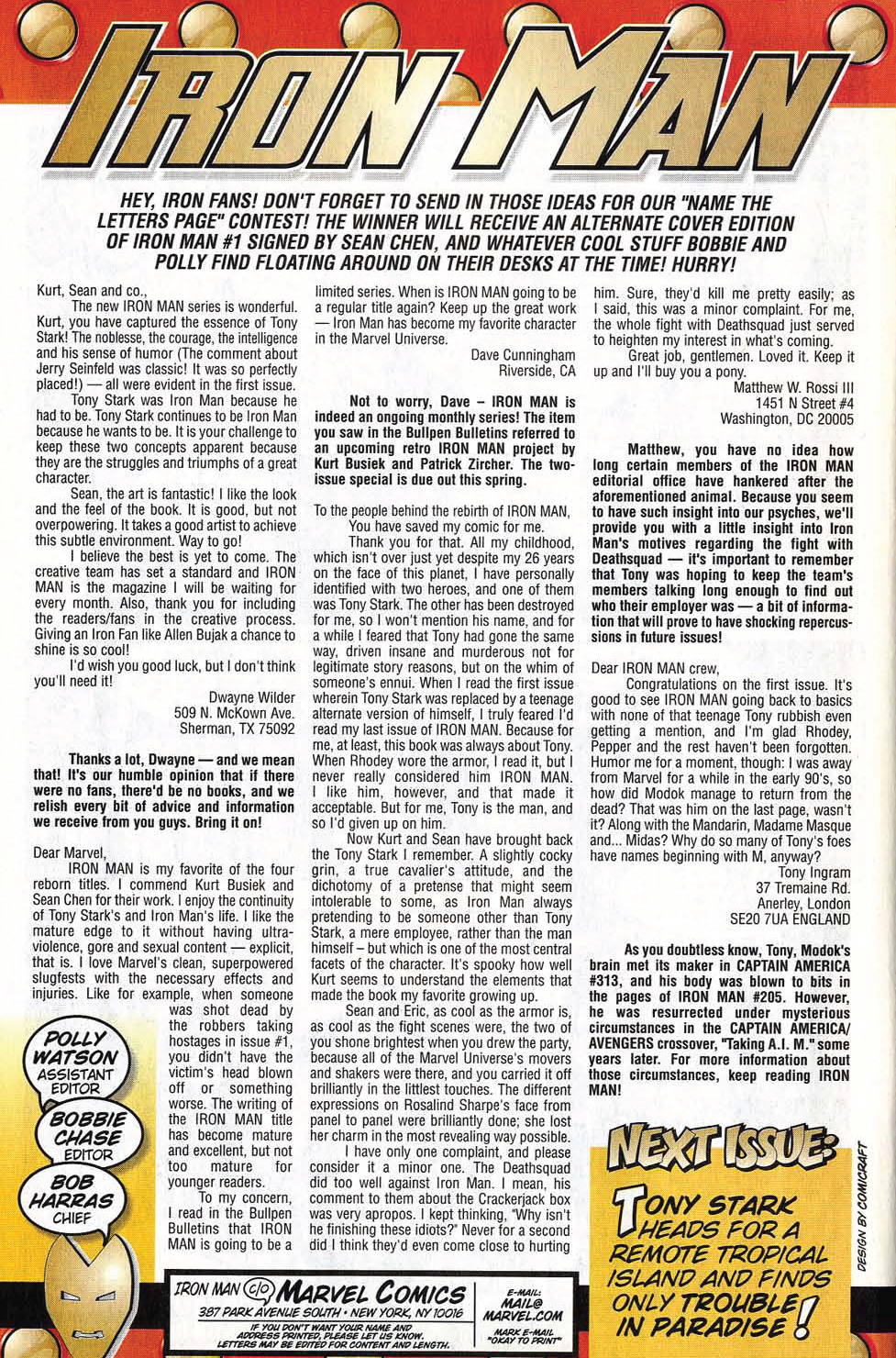 Read online Iron Man (1998) comic -  Issue #3 - 32