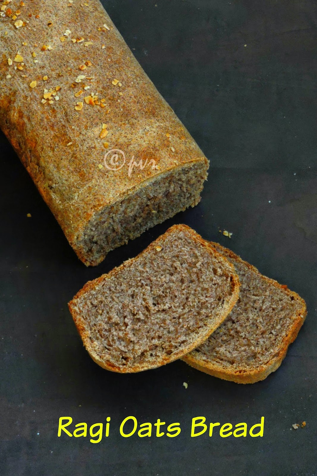 Ragi Oats Bread Loaf, Ragi Bread